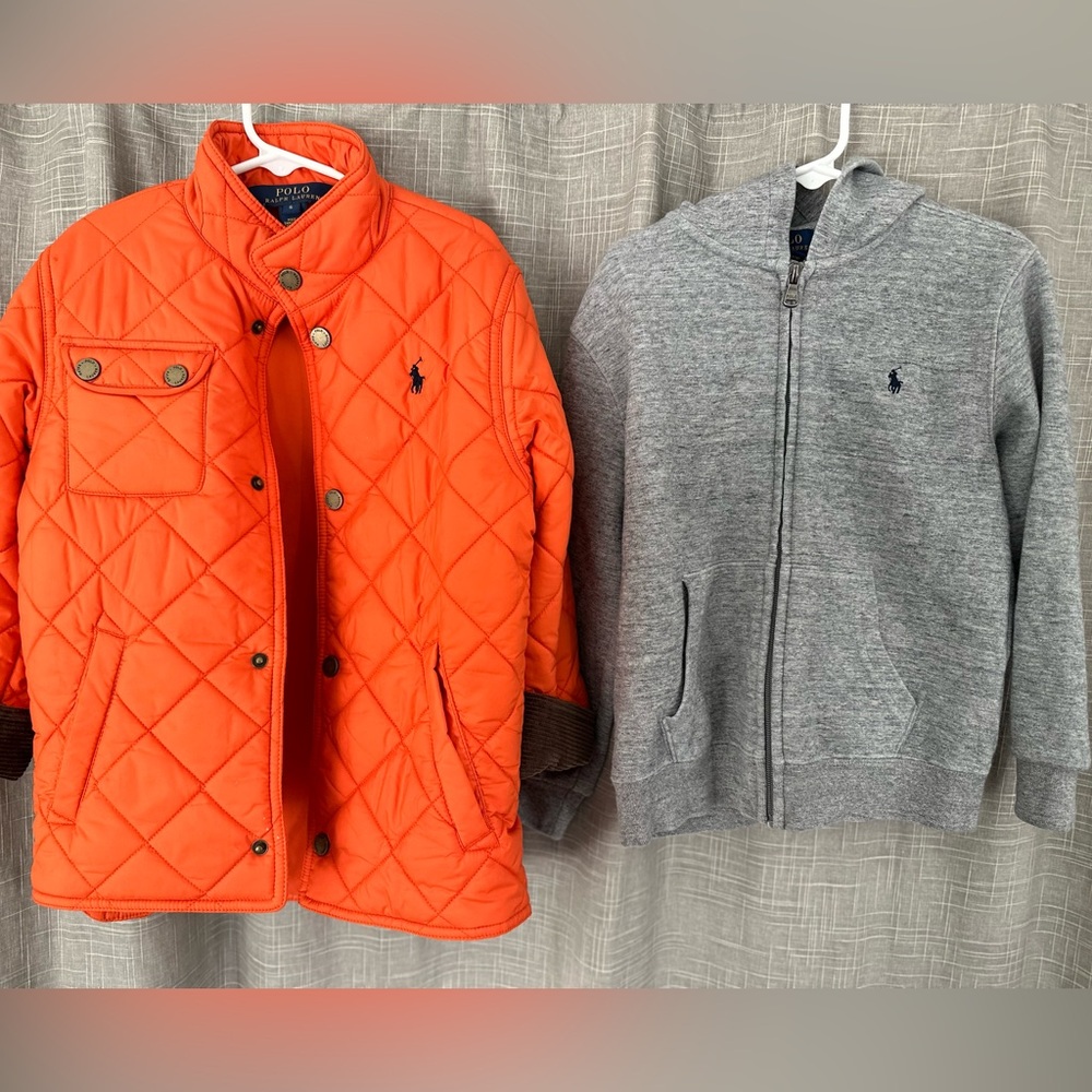 Boys jacket zip up hoodie bundle